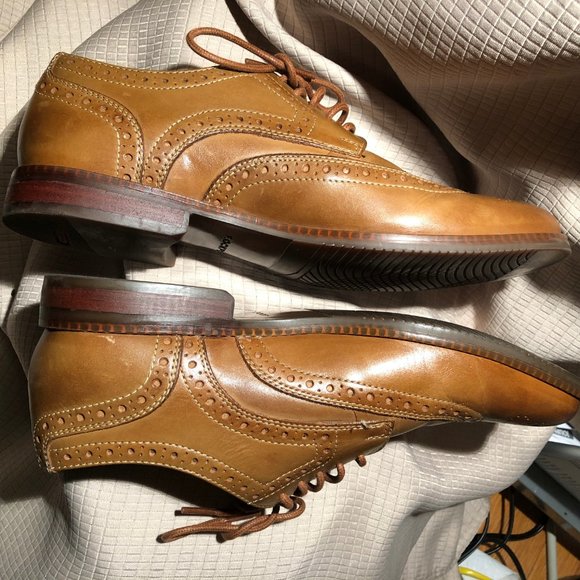 Rockport Men brown lace-up leather shoes, 8.5 main image 5